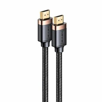 USAMS Kabel HDMI - HDMI 2.0 U74 3.0m svart / svart 4K HD SJ529HD01 (US-SJ529)