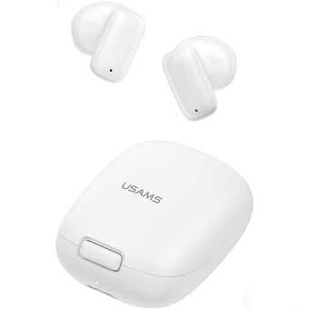 USAMS Bluetooth 5.3 TWS Hörlurar ID Series trådlös vit/white BHUID02 (ID25)