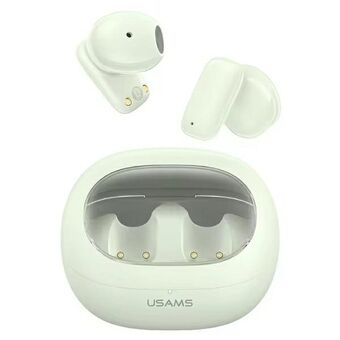 USAMS Bluetooth 5.3 TWS TD-serien trådlösa hörlurar grön/green BHUTD04 (TD22)