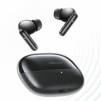 USAMS Bluetooth 5.3 Hörlurar IF27 trådlösa in-ear svart/black