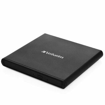 Here is the translation to Swedish:

Verbatim Extern Slimline CD/DVD-brännare USB-A + USB-A/USB-A till USB-C kabel svart 98938