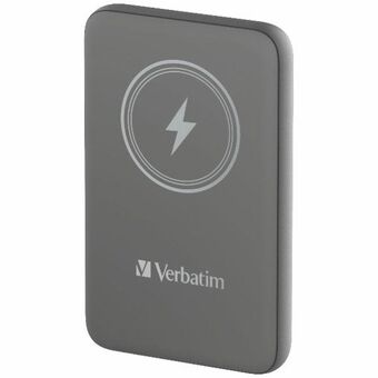 Verbatim Powerbank indukcyjny \'n\' Go 15W 5000mAh trådlös magnetisk grå/grå 32244