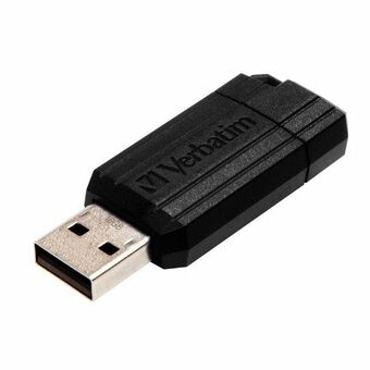 Verbatim Pendrive 16GB USB-A 2.0 PinStripe svart/black 49063