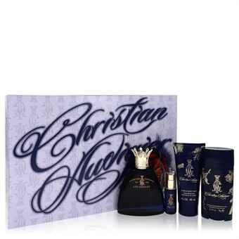 Christian Audigier by Christian Audigier - Gift Set -- 3.4 oz Eau De Toilette Spray + .25 oz MIN EDT + 3 oz Body Wash + 2.75 Deodorant Stick - för män