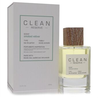 Clean Smoked Vetiver by Clean - Eau De Parfum Spray 100 ml - för kvinnor