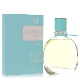 Eau De Lively Brazil by Parfums Lively - Eau De Toilette Spray 100 ml - för män