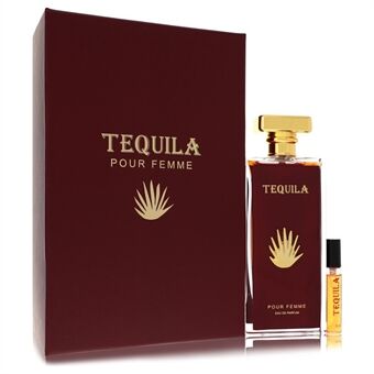 Tequila Pour Femme Red by Tequila Perfumes - Eau De Parfum Spray + Free .17 oz Mini EDP Spray 100 ml - för kvinnor