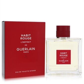 Habit Rouge L\'instinct by Guerlain - Eau De Toilette Intense Spray 100 ml - för män