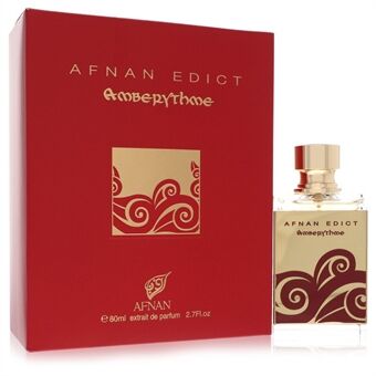 Afnan Edict Amberythme by Afnan - Extrait De Parfum Spray (Unisex) 80 ml - för kvinnor