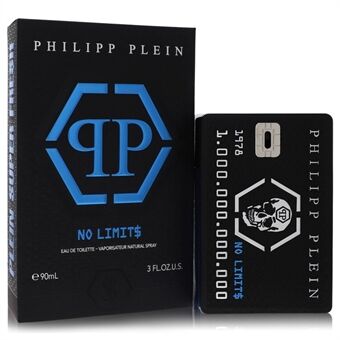 Philipp Plein No Limits Super Fresh by Philipp Plein Parfums - Eau De Toilette Spray 90 ml - för män