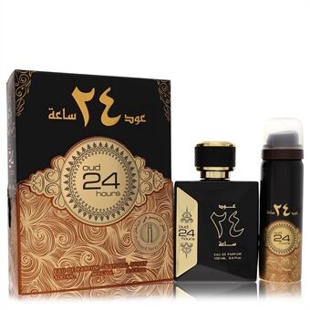 Ard Al Zaafaran Oud 24 Hours by Al Zaafaran - Eau De Parfum Spray + 1.7oz Perfumed Spray (Unisex) 100 ml - för män