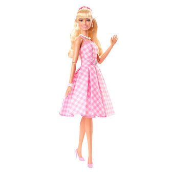 Barbie: The Movie Pink Gingham Klänning Mode Docka