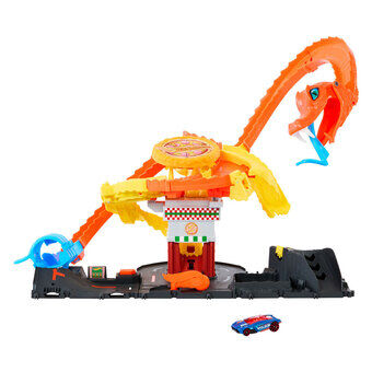 Hot Wheels City Snake & Pizza Shop Lekset