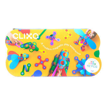 Clixo Magnetiskt Byggleksak Rainbow Pack, 42 delar.