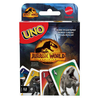 UNO Jurassic World: Dominion Kortspel