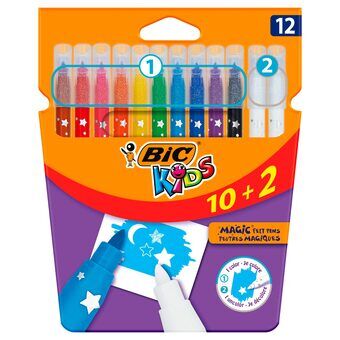 BIC Kids Färglägg & Radera, 10 + 2 gratis