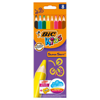 BIC Kids Supersoft, 8 st.