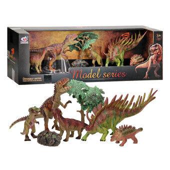 Dinosaurie set, 6 st.