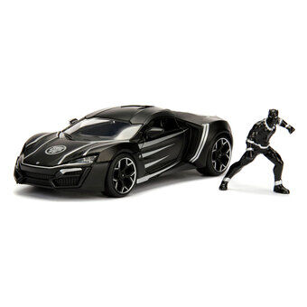 Diecast Jada Avengers Black Panther med bil 1:24