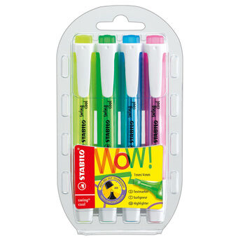 STABILO Swing Cool Highlighters, 4 st.