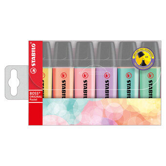 Stabilo Boss Original Pastel Highlighters, 6 st.