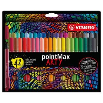 Stabilo pointmax fineliners arty, 42 st.