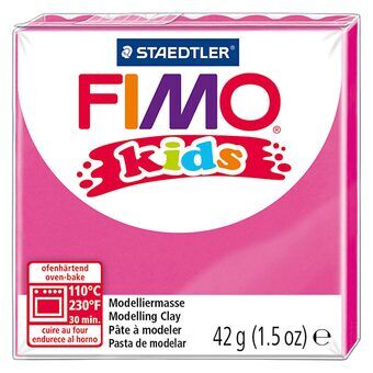 Fimo barnmodelllera, rosa, 42 gr