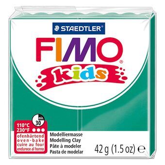 Fimo Kids modelllera grön, 42gr