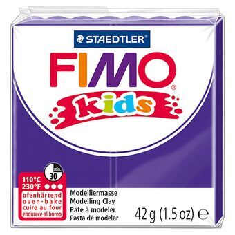 Fimo Kids modelllera lila, 42gr