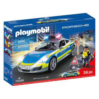 Playmobil Porsche 911 Carrera 4S Polis - Vit - 70066