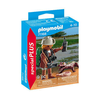 Playmobil Specials Forskare med Ung Kaiman - 71168