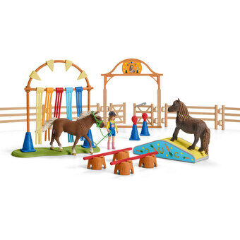 schleich HORSE CLUB Pony Agilityträning 42481