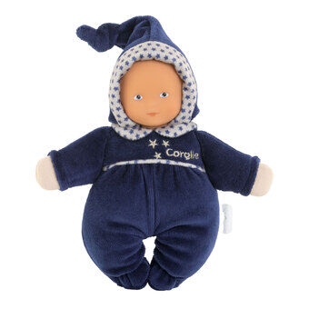 Corolle Mon Doudou Babidoux Mörkblå Stjärndrömmar Babydocka, 20 cm