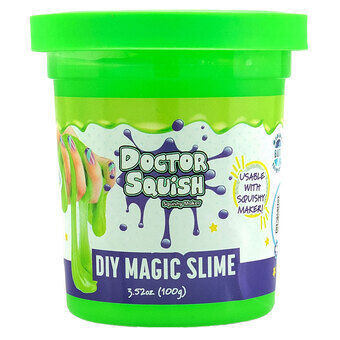 Doctor squish Slime - grön, 100 gram