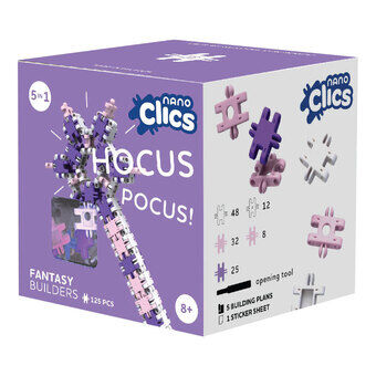 Nano Clics - Fantasy Builders, 125 delar.