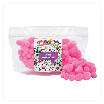 Colorations - Pom Poms Rosa, 100 st.