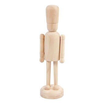 Houten figuur på fot, 45cm