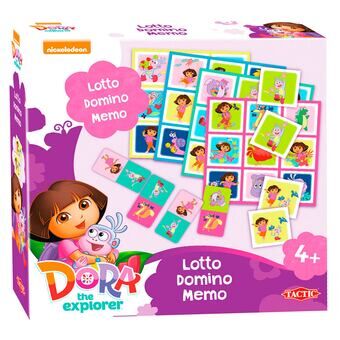 Dora lotto, domino, Memo - 3in1