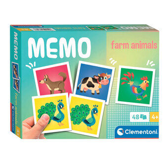 Clementoni Memo-spel Bondgårdsdjur