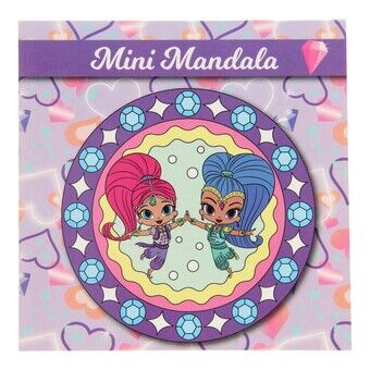 Shimmer & shine mini mandala målarbok