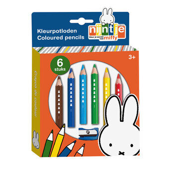 Miffy träkritor, 6 st.