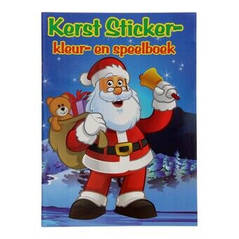 Kerst Sticker- och Färgbok