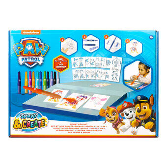 Paw Patrol spraypenna set deluxe