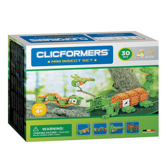 Clicformers Insekter Set 4i1, 30 delar.