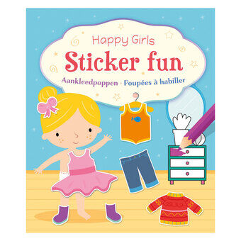 Happy Girls Sticker Fun - Klippdockor