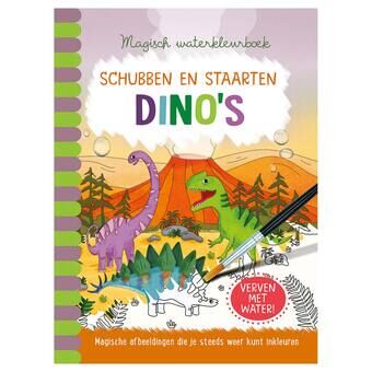 Magisk vattenfärgsmålningsbok - Dinos