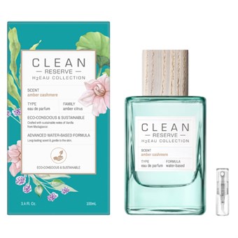 Clean Reserve H2 Eau Collection Amber Cashmere - Eau de Parfum - Doftprov - 2 ml