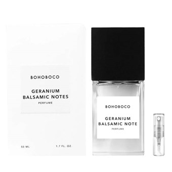 Bohoboco Geranium Balsamic Note - Parfum - Doftprov - 2 ml