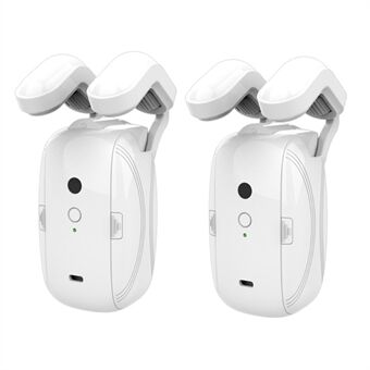 LY-1672 2 delar Tuya App Bluetooth Smart Elektrisk Gardinmotor Romersk stångspår Automatisk Gardin Kontrollenhet