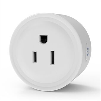 WHM02 20A US Plug WiFi-uttag Smart Tuya Socket med mätning, fjärrkontroll via mobiltelefon / röststyrning, timer